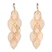 Grace Jun Handmade Multi-layer Dangle Drop Earrings and Clip on Earrings No Pierced for Women