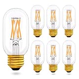 T45/T14 E26 LED Light Bulb, 6 Watt