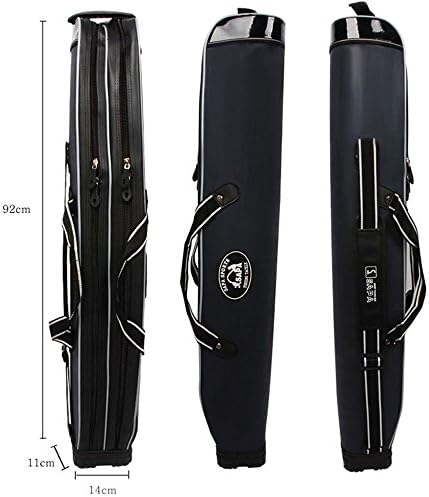 Fishing Rod Double-Layer Hard Case Organizer Oxford Waterproof Drain hole