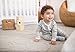 Burt's Bees Baby Baby Boys' Organic Footed Coverall & Knot Top Hat