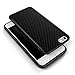 ROYBENS iPhone 6s Plus Case, Carbon Fiber Pattern TPU Case Cover Drop Protection Armor for iPhone 6 Plus (2014) & 6s Plus (2015), Grip Carbon Fiber Black