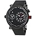 red line Men's 50037-BLK Specialist World Time Black Dial Black Silicone Watch