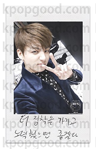 BTS bangtan boys fanpage at wings jacket profile shot jungkook polaroid photocard