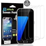 Galaxy S7 Screen Protector, Updated Version, Full Screen and Perfect Fit, JETech 3-Pack Screen Protector Film for Samsung Galaxy S7