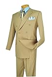 VINCI Wool Feel 6 Button Double Breasted Solid