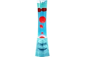 AHCCSD 16 Inch Shark Magma Lamp,Motion Liquid Lamp Blue Ocean Base Blue Liquid with Red Wax Relaxing Gorgeous Light for Adults Kids Women Girls Christmas Great Gift