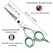Aberlite Beard Scissors Kit for Men (5Pcs Set) | Professional Micro-Serrated Beard/Hair Scissors, Travel Size Precision Beard/Mustache Scissor, Sandalwood Pocket Comb, and Leather Case