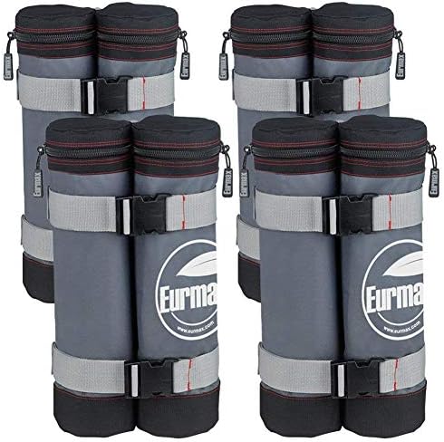 Eurmax New Weight Bags for Ez Pop up Canopy Instant Shelter, Sand Bags, Set of 4