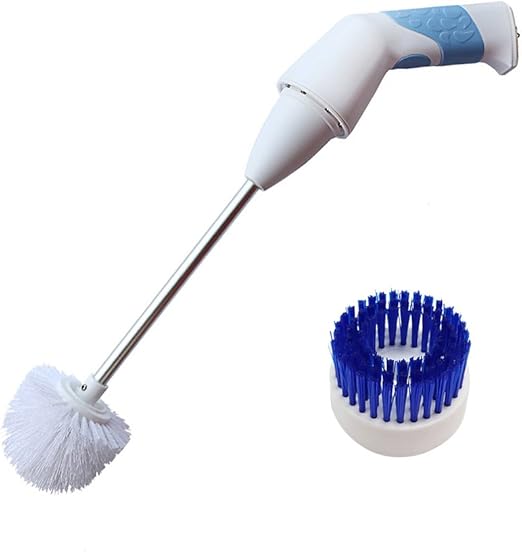 FINE DRAGON Electric Toilet Brush Heavy Duty Cordless Power