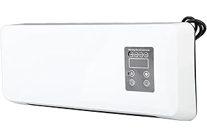 Wall Heater, 1500W ABS Space Heater Fast Heating and Cooling Machine Wall Mounted Heater Space Heaters For Indoor Use with Re