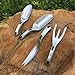 Aluminum Hand Weeder Tool, Bend-proof Dandelion Weeding Puller, Ergonomic Bulb Planter, Hand Digger with Serrated Edge, Narrow Root Trowel Fit for Weeding, Removing Seedlings, Potting and Digging