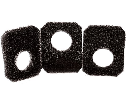 Supreme Hydro Foam Filtering Replacement Material for Danner Manufacturing, Inc., Pump Models 1.0, 1.5 and 1.9, 3pcs. per Pack, 12605