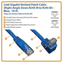 Tripp Lite Cat6 Gigabit Molded Patch Cable