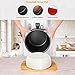 Electric Rice Cooker Food Steamer 5 Cup uncooked 10 Cups cooked Mini Rice Maker Removable Nonstick Pot with One Touch Control and Automatic Keep Warm Function (Silver)
