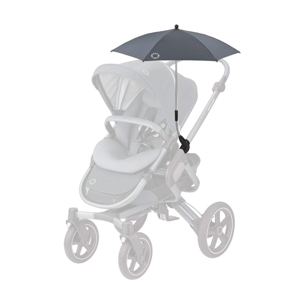 Maxi-Cosi Parasol, modischer Sonnenschirm für Kinderwagen mit UV-Lichtschutz 40 Plus, inklusiv Befestigungsclip, essential graphite