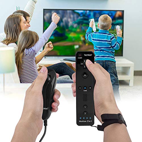 Wii Controller Compatible With Nintendo Wii Wii U 2 Sets Include 2 Wii Remote And Build In Motion Sensor Plus And 2 Nunchuck Pricepulse