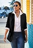 Women's Plus Size Boyfriend Blazer