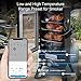 Govee Bluetooth Cooking Thermometer, Digital Meat Thermometer with Dual IPX7 Waterproof Probes, Remote Wireless BBQ Thermometer with Timer for Grilling Smoker Oven(164ft Working Range)