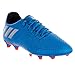 adidas Performance Kids' Messi 16.3 Firm Ground Soccer Cleats, Shock Blue/Matte Silver/Black, 5 M US Big Kid