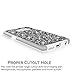 S6 Case, Galaxy S6 case, Cellularvilla [Slim Fit] [Hybrid] Luxury Bling Jewel Rock Crystal Rhinestone Diamond Case [Shockproof] Dual Layer Protective Cover for Samsung Galaxy S6 (Grey Silver)