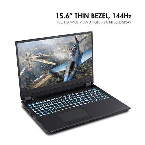 Sager NP8358F2 15.6-Inch FHD 144Hz, 72% NTSC Gaming Laptop, Intel i7-10875H, RTX 2070 Super 8GB, 16GB RAM, 500GB NVMe SSD, Windows 10