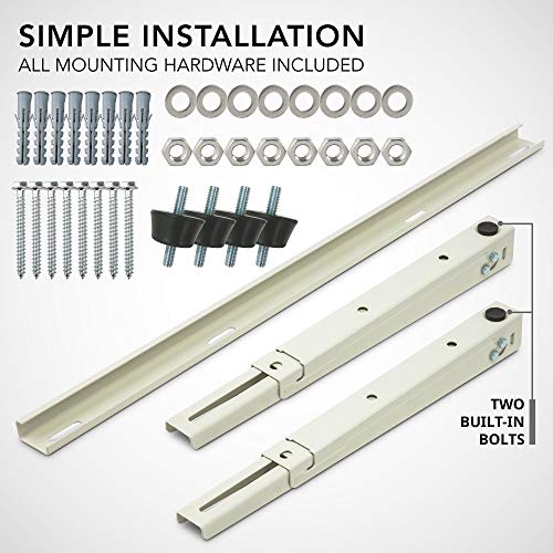 Ivation Outdoor Split Air Conditioner Mount Bracket, HeavyDuty Wall