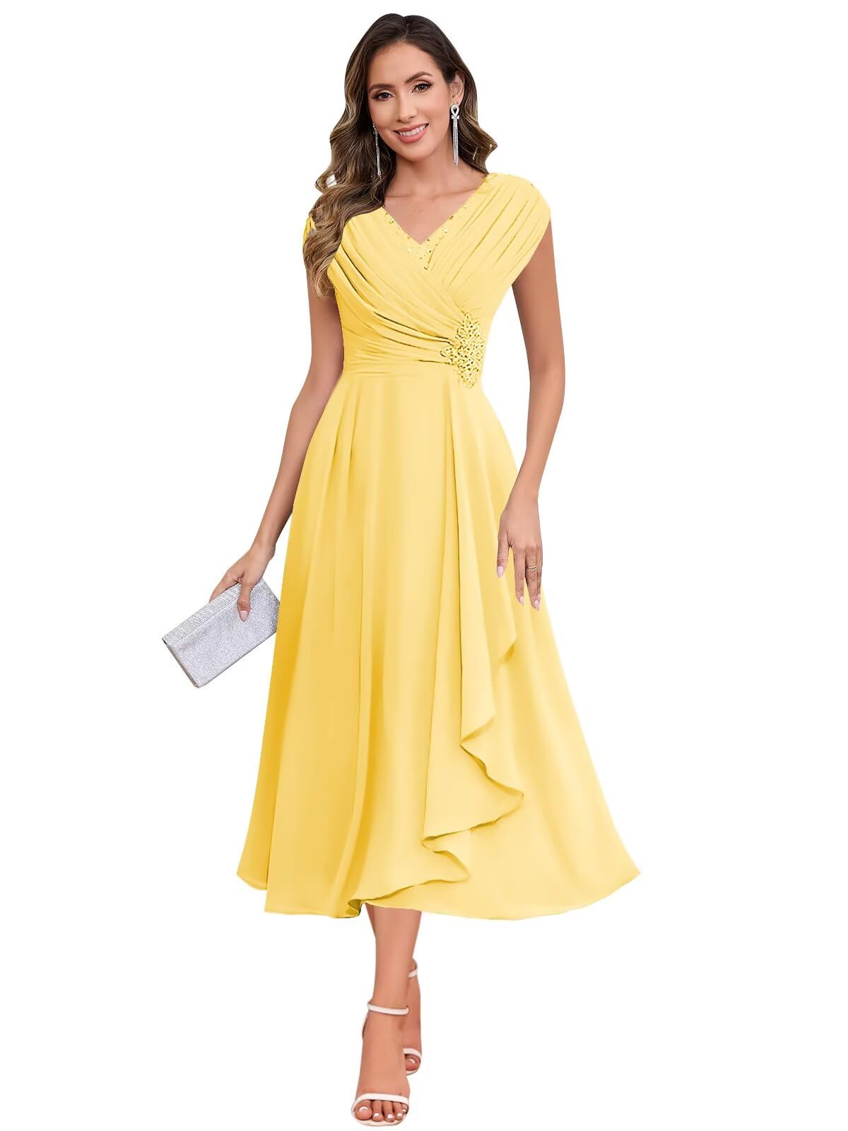 BOLENSYE Modest Grandmother of The Bride Dresses