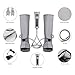 Naipo Leg Massager for Foot and Calf Circulation Massage Air Compression Leg Wraps with 3 Intensities 2 Modes Handheld Controller (Suggested Calf Circumference 15-21 inches)