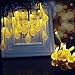 Binval Solar String Lights 2-Pack for Outdoor Patio Lawn Landscape Garden Home Wedding Holiday and Christmas Decorations[19.7feet - 6m - 30LED-Warm White]