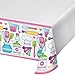 Cedar Crate Market Little Chef Birthday Party Supplies Pack for 16 Guests: Straws, Dinner Plates, Luncheon Napkins, Table Cover, and Cups