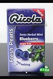 Ricola Herbal Sugar Free Blueberry Mints, 0.88-ounce Boxes (Pack of 12)-sold by Pro.S.Market