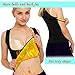 Funnygirl Women's Body Shaper Hot Sweat Workout Tank Top Slimming Vest Tummy Fat Burner Neoprene Shapewear for Weight Loss No Zipper