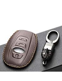 Vitodeco Subaru - Funda de piel para llave de Subaru Forester, Impreza, Outback, WRX, BRZ, XV Crosstrek