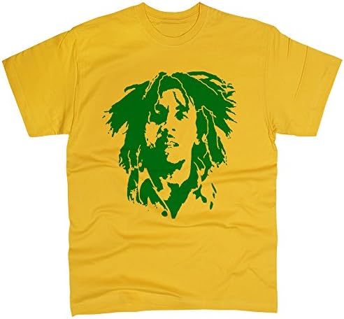 Bob Marley T-Shirt Men Regular Fit Cotton