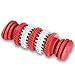 Dog's Chew Toy Dogs Teeth Cleaning Toy [Bite Resistant][Non-Toxic Soft Rubber]Jakpak Dog Chew Toys and Teeth Cleaning Toy for Aggressive Chewers Funny Rotary Rubber Gear Toy for Dogs Red