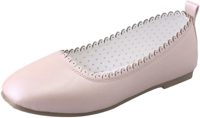 soft pink flats