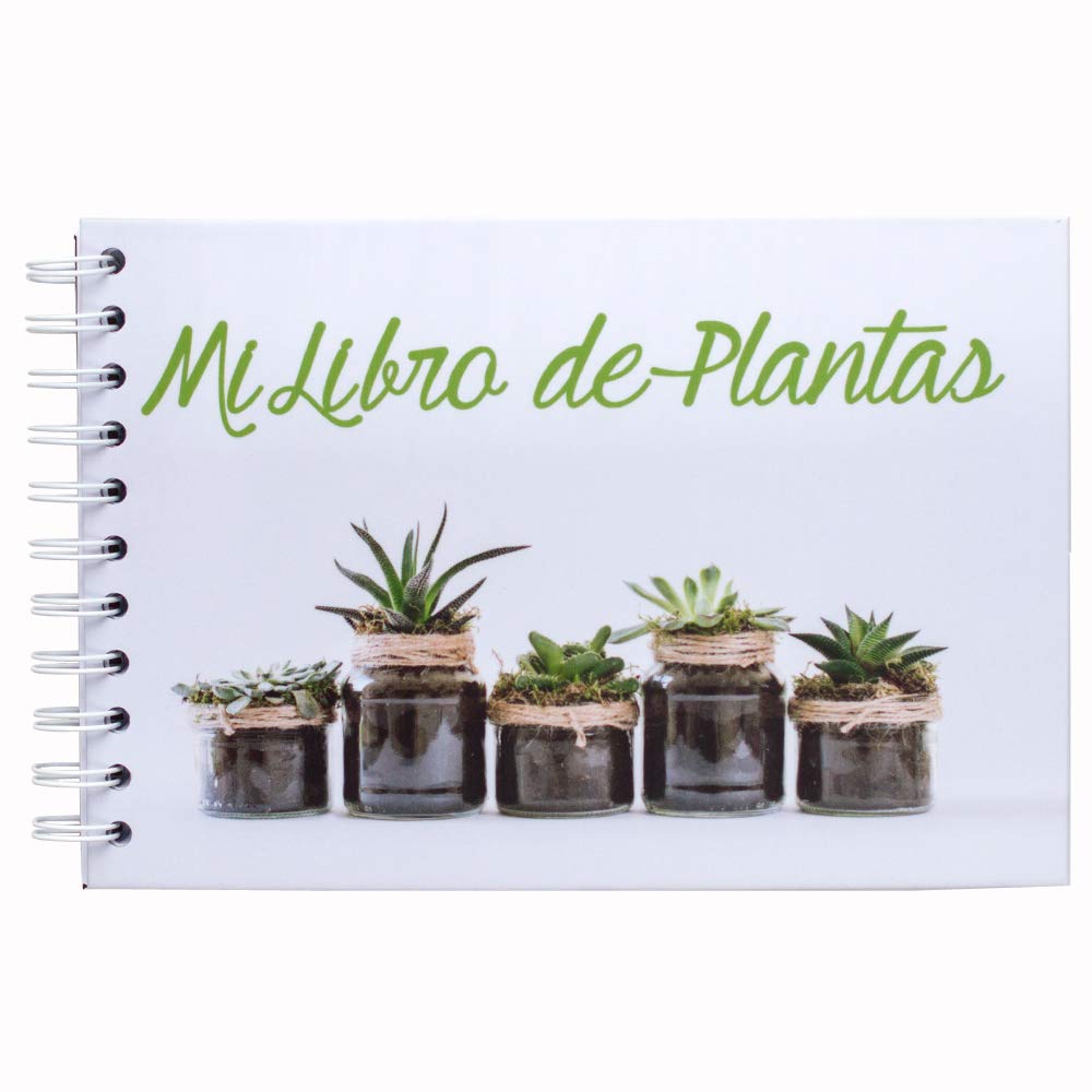 My Berry Own My Book of Plants Green Jars, A5 with Category Dividers, 100 Pages of Blank Plants, Spanish, Mother's Day Gift, Father's Day