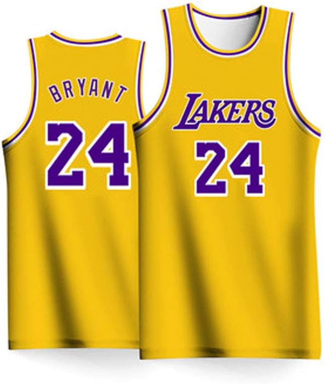 Basketball Jersey Los Angeles Lakers # 24 Kobe Bryant Fans Edition Jersey Vest Sleeveless Shirt Competition Training Clothes Tops Sleevless Unisex Sportswear T-Shirts Customization Embroidered