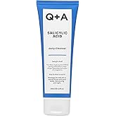Q+A Salicylic Acid Daily Cleanser – Exfoliating Face Wash for Clear Skin, Targets Breakouts & Pore Congestion, Hydrating with Betaine & Allantoin, Vegan & Cruelty-Free, Made in UK, 125ml