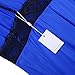 Ekouaer Women's Sexy Baby Doll Satin Chemises Slip Sleepwear, Blue, M=US (8,10)