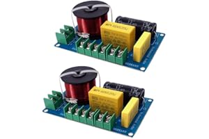 JINGERL 200W Tweeter Mid Bass 3 Way Crossover Board Intersect Point 860Hz 6000Hz Frequency Divider 4-8Ohm Speaker Filter Bookshelf Audio (Size : 2 Pieces)