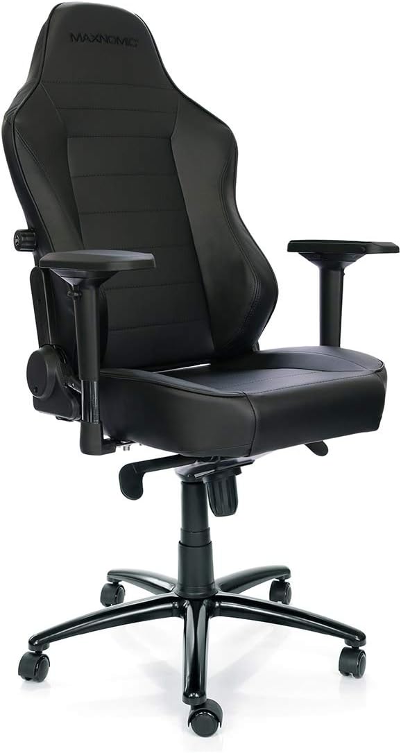 MAXNOMIC Commander S (III (Black)) Premium Gaming Office & Esports