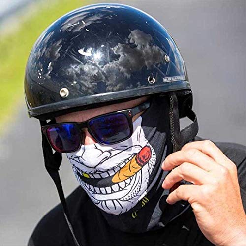 image for S A - UV Face Shield 5 Pack - Halloween - Multipurpose Neck Gaiter, Ba