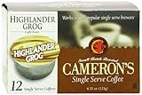 CAMERON'S HIGHLAND GROG COFFEE 24 SINGLE SERVE CUPS