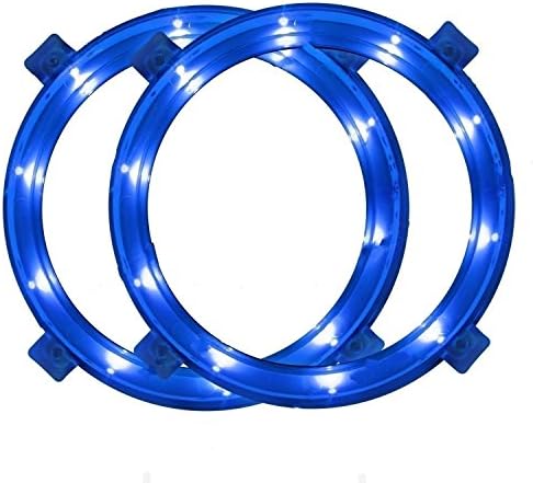 Cornhole Lights LED by Valulane All Night Cornhole Game Set six different colors (Blue)