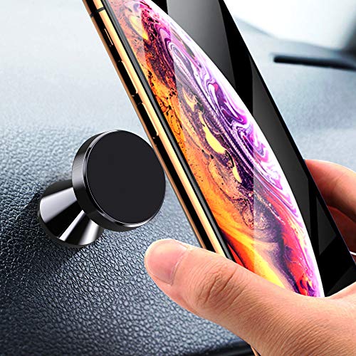 Magnetic Phone Car Mount, Amoner Universal Car Phone Holder for Dashboard, 360° Adjustable Magnet Cell Phone Mount Compatible with iPhone, Samsung, LG, GPS, Mini Tablet and More