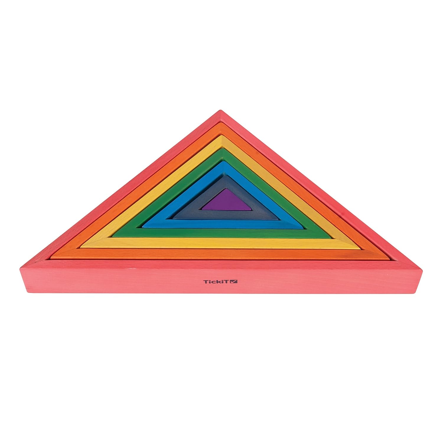 TickiT 73418 Wooden Rainbow Architect Triangles