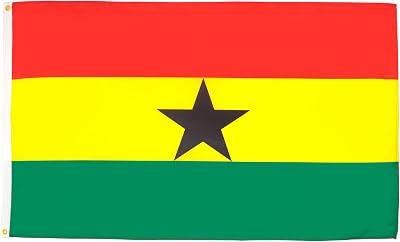 AZ FLAG Ghana Flag 3x5 ft 100D Polyester with 2 Brass Grommets