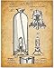 Fire Extinguisher - 11x14 Unframed Patent Print - Makes Great Fire Station Decor and Gift Under $15 for Firemen or Firefighters