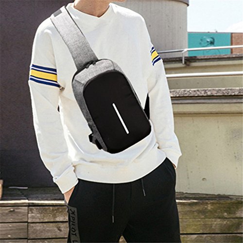 Wenyujh Sling Backpack Lightweight Shoulder Chest Crossbody Bag for Women Men Casual Hiking Travel Sports Bag